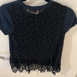 Cashmere & Lace Top